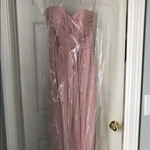 Bari jay bridesmaid dress blush size 2